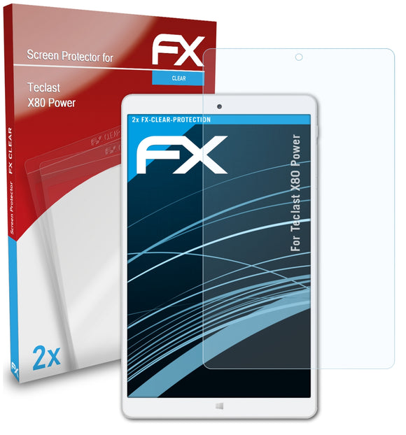 atFoliX FX-Clear Schutzfolie für Teclast X80 Power