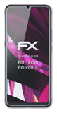 Glasfolie atFoliX kompatibel mit Tecno Pouvoir 4, 9H Hybrid-Glass FX