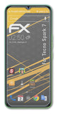 Panzerfolie atFoliX kompatibel mit Tecno Spark 7, entspiegelnde und stoßdämpfende FX (3X)