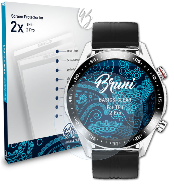Bruni Basics-Clear Displayschutzfolie für TFit 2 Pro