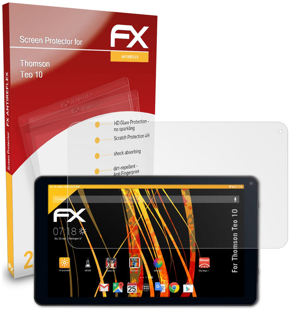 atFoliX FX-Antireflex Displayschutzfolie für Thomson Teo 10