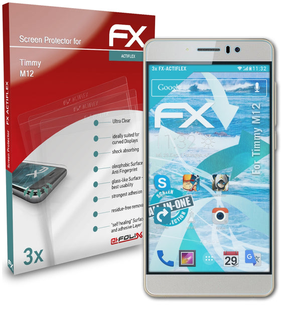 atFoliX FX-ActiFleX Displayschutzfolie für Timmy M12