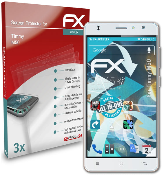atFoliX FX-ActiFleX Displayschutzfolie für Timmy M50