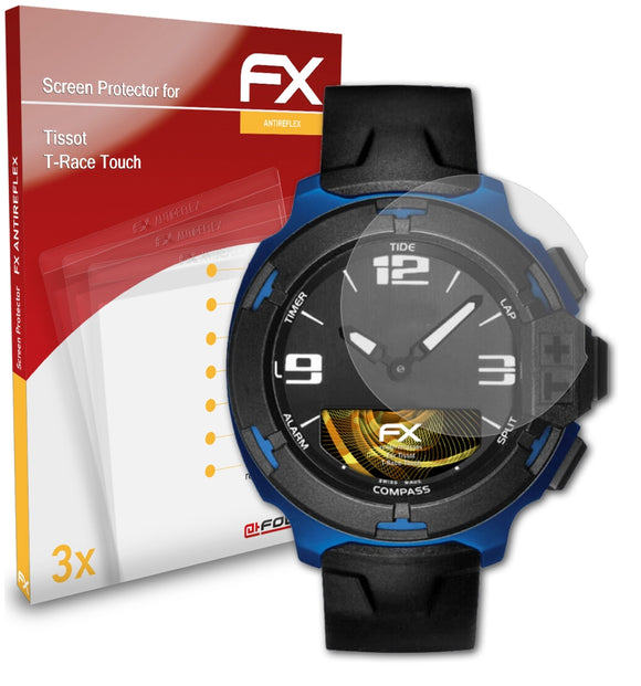 atFoliX FX-Antireflex Displayschutzfolie für Tissot T-Race Touch