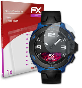 atFoliX FX-Hybrid-Glass Panzerglasfolie für Tissot T-Race Touch