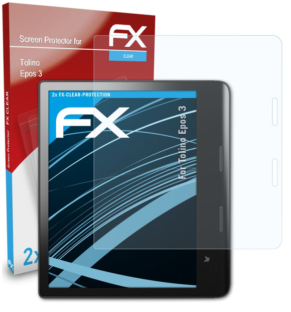 atFoliX FX-Clear Schutzfolie für Tolino Epos 3