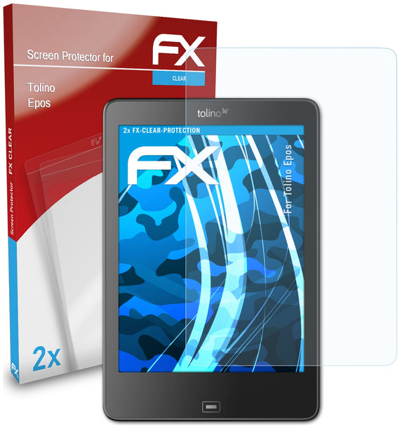 atFoliX FX-Clear Schutzfolie für Tolino Epos