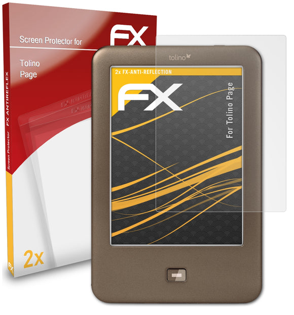 atFoliX FX-Antireflex Displayschutzfolie für Tolino Page
