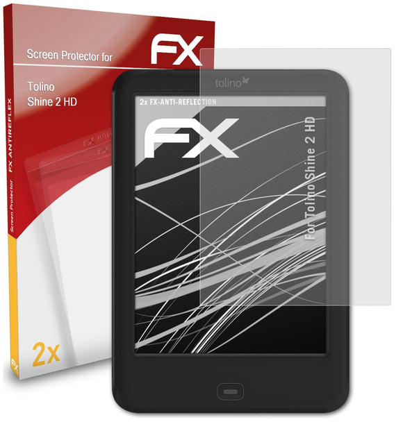 atFoliX FX-Antireflex Displayschutzfolie für Tolino Shine 2 HD