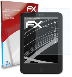 atFoliX FX-Clear Schutzfolie für Tolino Shine 2 HD