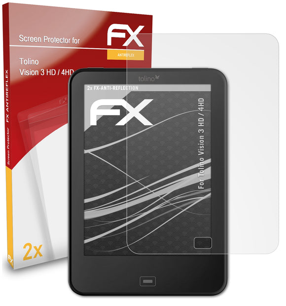 atFoliX FX-Antireflex Displayschutzfolie für Tolino Vision 3 HD / 4HD