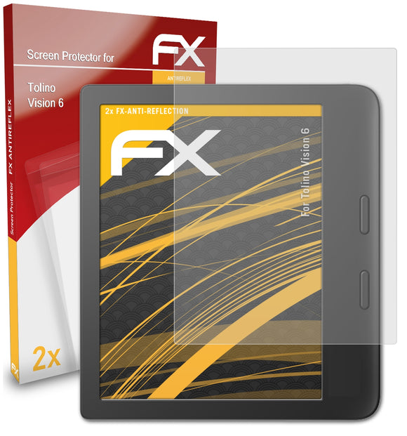 atFoliX FX-Antireflex Displayschutzfolie für Tolino Vision 6