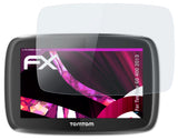 Glasfolie atFoliX kompatibel mit TomTom GO 400 2013, 9H Hybrid-Glass FX