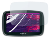 Glasfolie atFoliX kompatibel mit TomTom GO 500 2005, 9H Hybrid-Glass FX