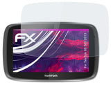 Glasfolie atFoliX kompatibel mit TomTom GO 500 2013, 9H Hybrid-Glass FX