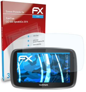 atFoliX FX-Clear Schutzfolie für TomTom GO 500 Speak&Go (2014)