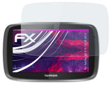 Glasfolie atFoliX kompatibel mit TomTom GO 510 / 5100 2015, 9H Hybrid-Glass FX