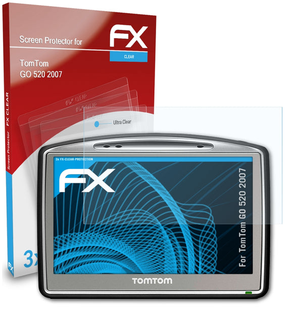 atFoliX FX-Clear Schutzfolie für TomTom GO 520 (2007)