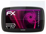 Glasfolie atFoliX kompatibel mit TomTom GO 60 2014, 9H Hybrid-Glass FX