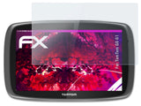 atFoliX Glasfolie kompatibel mit TomTom GO 61, 9H Hybrid-Glass FX Panzerfolie
