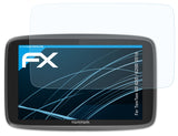 Schutzfolie atFoliX kompatibel mit TomTom GO 620 / 6200 2016, ultraklare FX (3X)