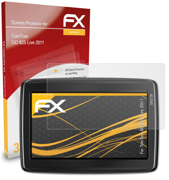 atFoliX FX-Antireflex Displayschutzfolie für TomTom GO 825 Live (2011)