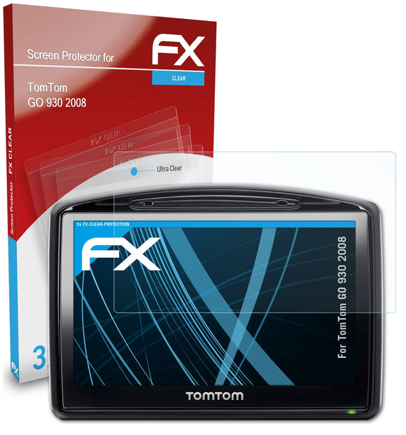 atFoliX FX-Clear Schutzfolie für TomTom GO 930 (2008)