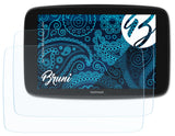 Schutzfolie Bruni kompatibel mit TomTom GO Discover 6 inch, glasklare (2X)