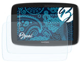 Schutzfolie Bruni kompatibel mit TomTom GO Essential 5 inch, glasklare (2X)