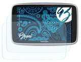 Schutzfolie Bruni kompatibel mit TomTom GO Premium 5 inch, glasklare (2X)