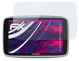 Glasfolie atFoliX kompatibel mit TomTom GO Premium 5 inch, 9H Hybrid-Glass FX