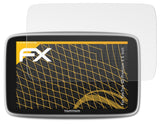 Panzerfolie atFoliX kompatibel mit TomTom GO Premium X 6 inch, entspiegelnde und stoßdämpfende FX (3X)