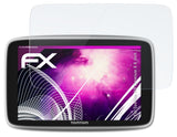 Glasfolie atFoliX kompatibel mit TomTom GO Premium X 6 inch, 9H Hybrid-Glass FX