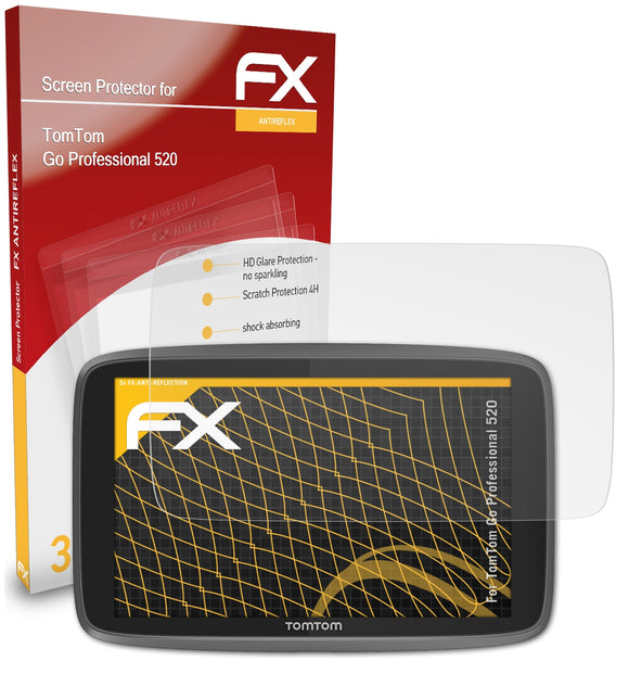 atFoliX FX-Antireflex Displayschutzfolie für TomTom Go Professional 520