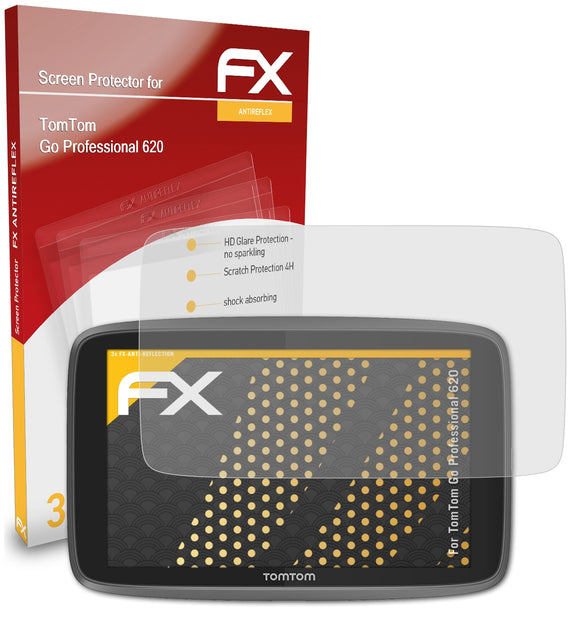 atFoliX FX-Antireflex Displayschutzfolie für TomTom Go Professional 620