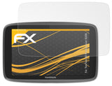 Panzerfolie atFoliX kompatibel mit TomTom GO Professional 6200, entspiegelnde und stoßdämpfende FX (3X)