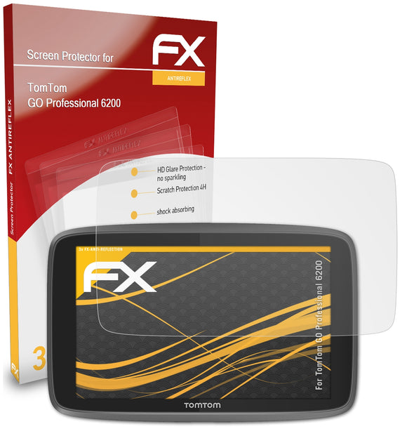 atFoliX FX-Antireflex Displayschutzfolie für TomTom GO Professional 6200