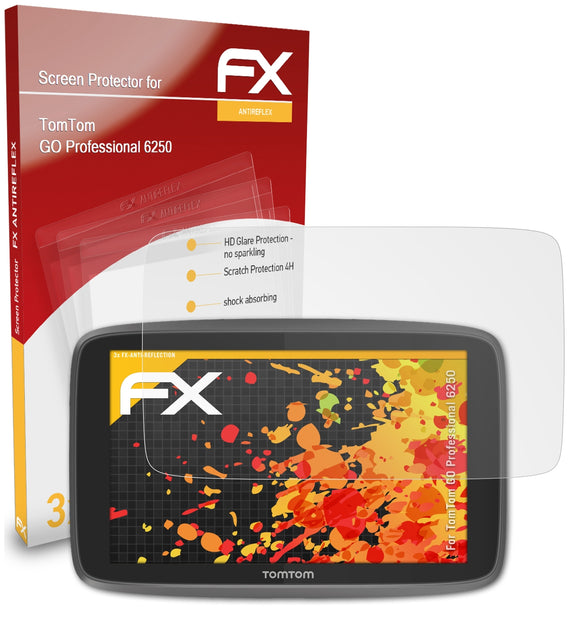 atFoliX FX-Antireflex Displayschutzfolie für TomTom GO Professional 6250
