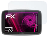 Glasfolie atFoliX kompatibel mit TomTom GO Professional 6250, 9H Hybrid-Glass FX