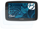 Schutzfolie Bruni kompatibel mit TomTom Pro 7350, glasklare (2X)