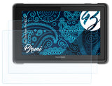 Schutzfolie Bruni kompatibel mit TomTom Pro 8270, glasklare (2X)