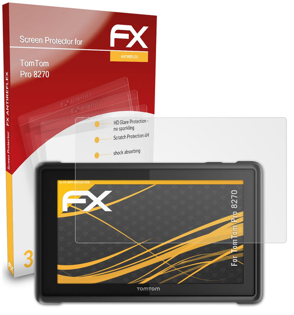 atFoliX FX-Antireflex Displayschutzfolie für TomTom Pro 8270