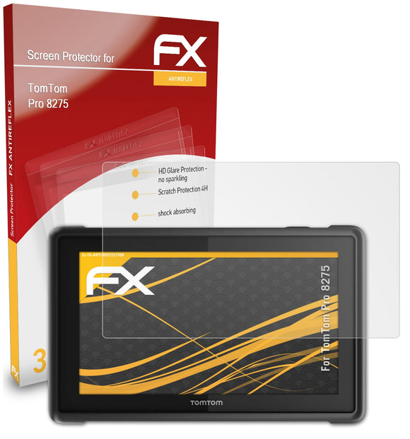 atFoliX FX-Antireflex Displayschutzfolie für TomTom Pro 8275