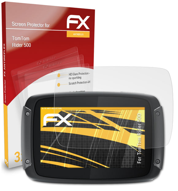 atFoliX FX-Antireflex Displayschutzfolie für TomTom Rider 500