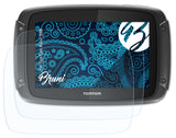 Schutzfolie Bruni kompatibel mit TomTom Rider 550, glasklare (2X)