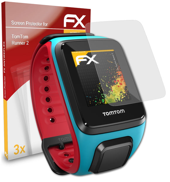 atFoliX FX-Antireflex Displayschutzfolie für TomTom Runner 2