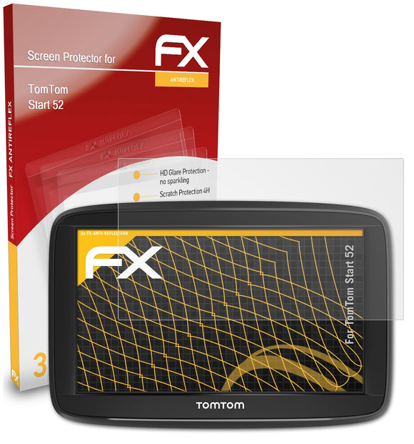 atFoliX FX-Antireflex Displayschutzfolie für TomTom Start 52