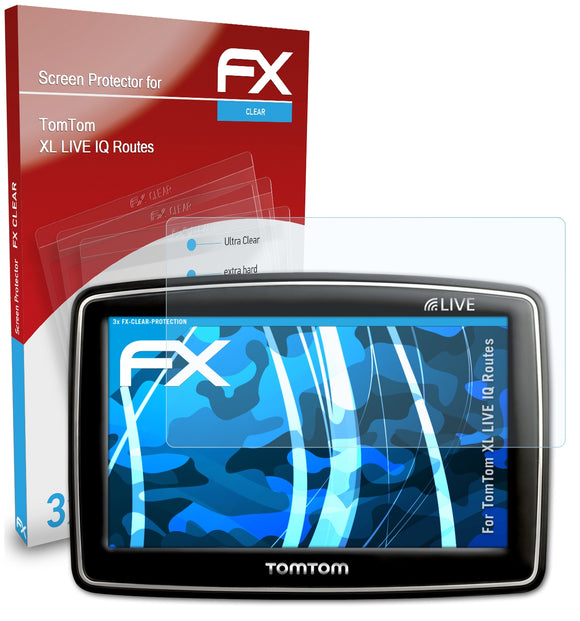 atFoliX FX-Clear Schutzfolie für TomTom XL LIVE IQ Routes