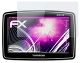 atFoliX Glasfolie kompatibel mit TomTom XL LIVE IQ Routes, 9H Hybrid-Glass FX Panzerfolie