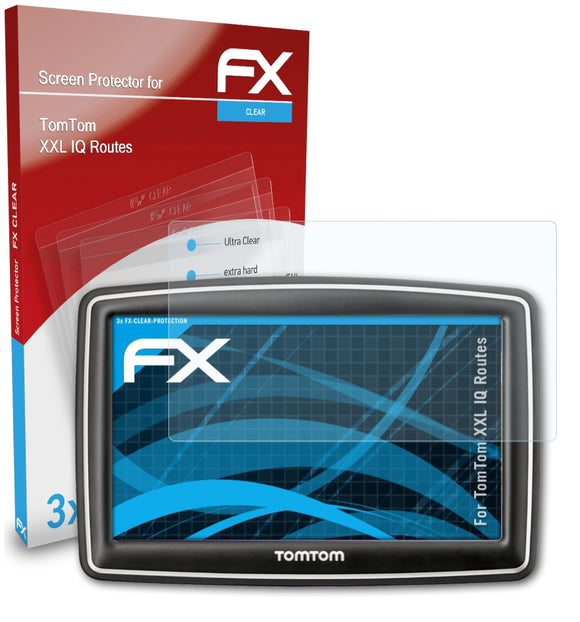 atFoliX FX-Clear Schutzfolie für TomTom XXL IQ Routes